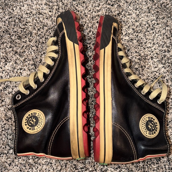 PF Flyers Posture Foundation High Top Black and Red Men’s Size 11 - Picture 8 of 9
